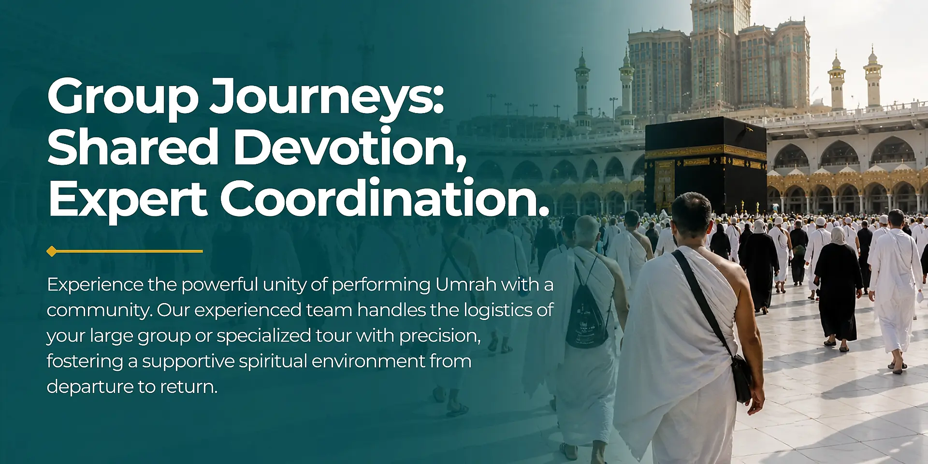 Group Journeys: Shared Devotion, Expert Coordination